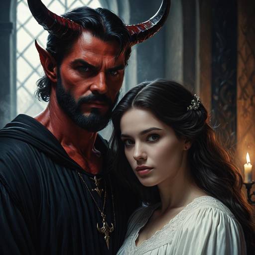 Portrait of Satan and His Beautiful Wife