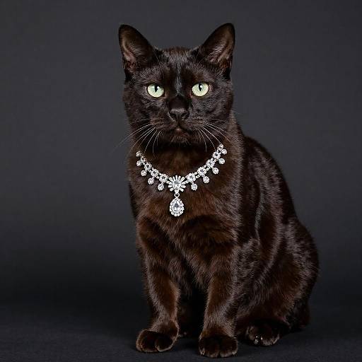 Luxurious Portrait of a Turkish Angora Cat