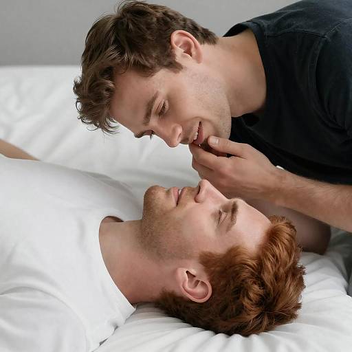 Intimate Portrait of Two Men Together