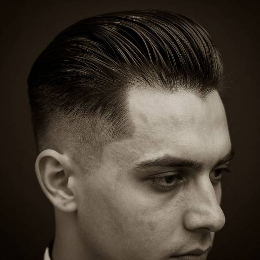 Retro 1930s Mobster Slicked Hair