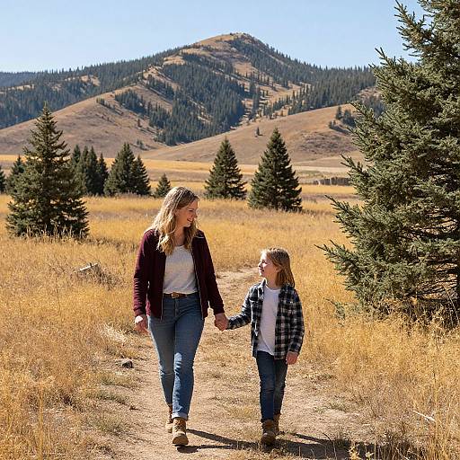 Sunny Autumn Stroll in Highland