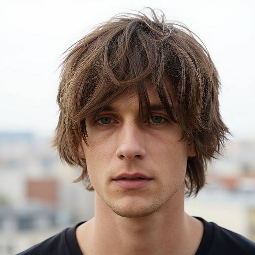 Authentic European Man in Cityscape