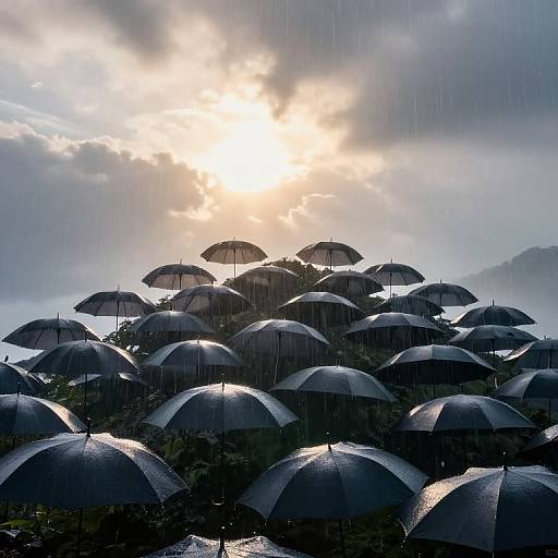 Ethereal Umbrella Mountain of Hope