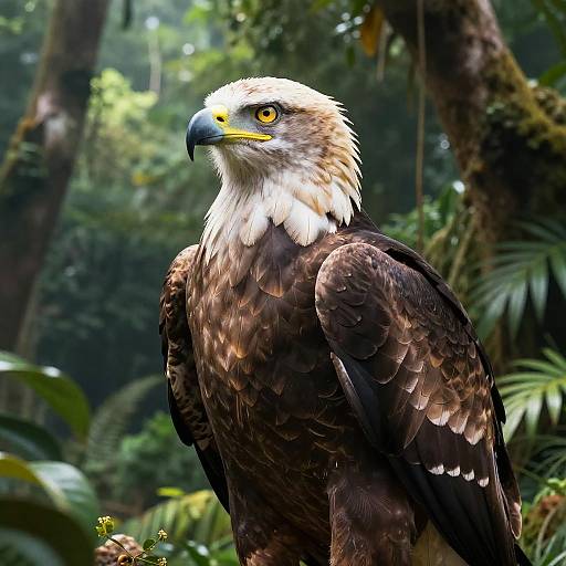Majestic Eagle in Emerald Jungle