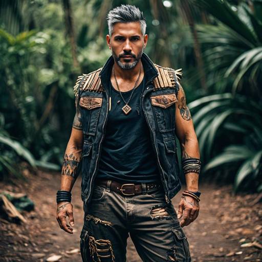 Man in Tiki Zombie King Cosplay Costume