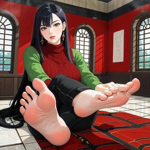 Barefoot Girl from Fire Emblem Inside