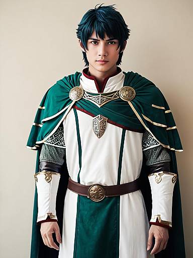 Man in Zelgius Cosplay Costume