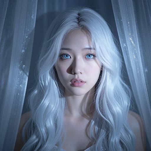 Ultrarealistic East Asian Woman Portrait