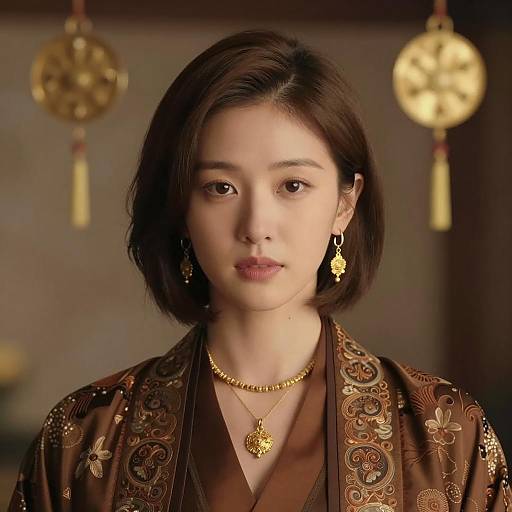 Photo-Realistic Young Asian Woman Portrait