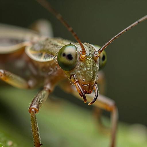 Stunning Ultra-Macro of Stick Insect Face