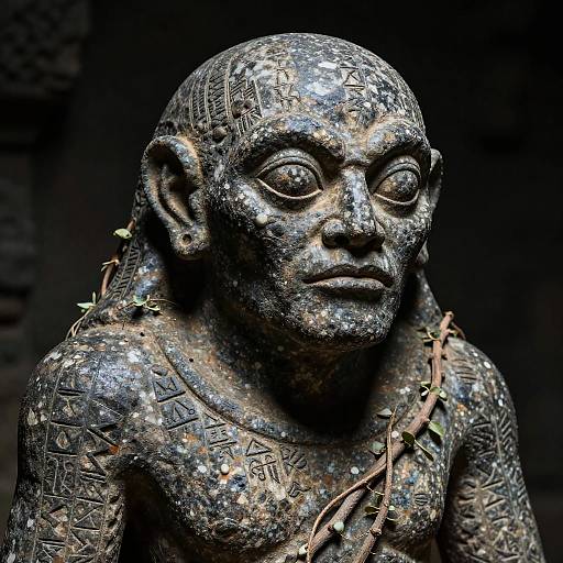 Ancient Granite Golem Portrait