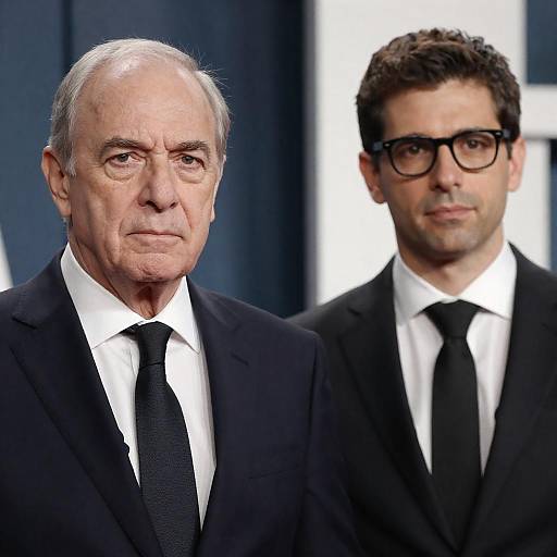 Professional Portrait of Two Men in Suits