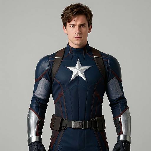 Realistic Solo Male Avengers Costume