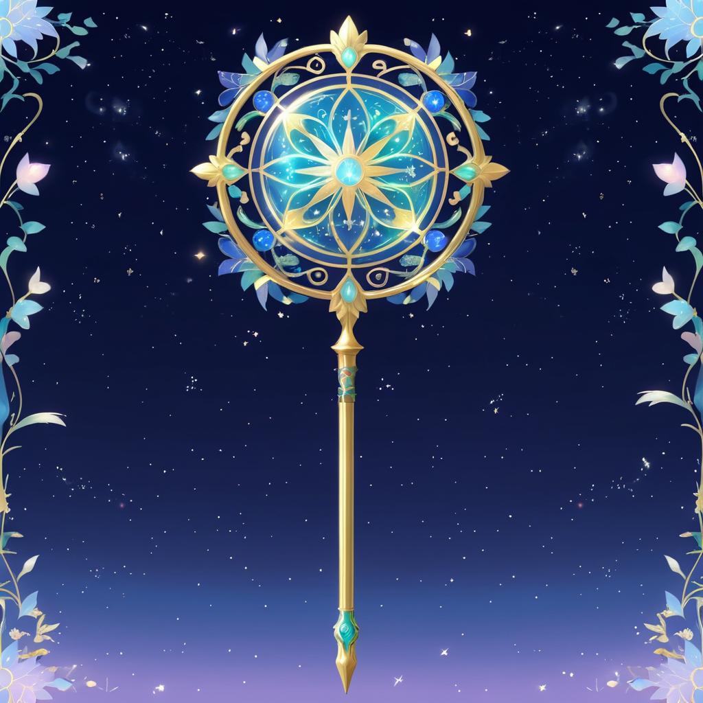 Enchanted Anime JRPG Magical Staff Design