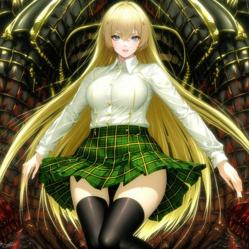 Illustration of Anne (shingeki no bahamut), shingeki no bahamut in the style of Pottsness