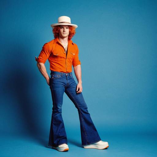 70's Style Young Man with Red Hair