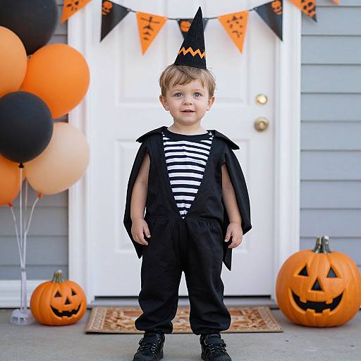 Toddler in Halloween Costume