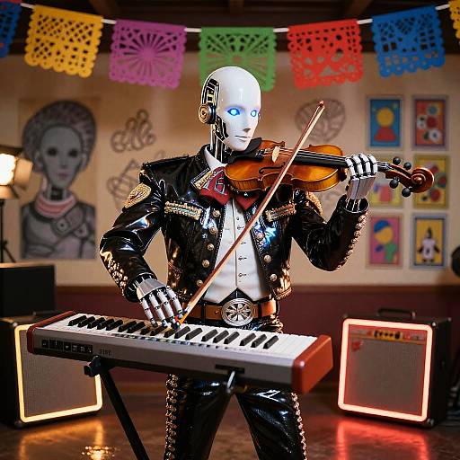 Mariachi Violin Synth Automaton