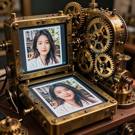 Steampunk Art Converter Machine