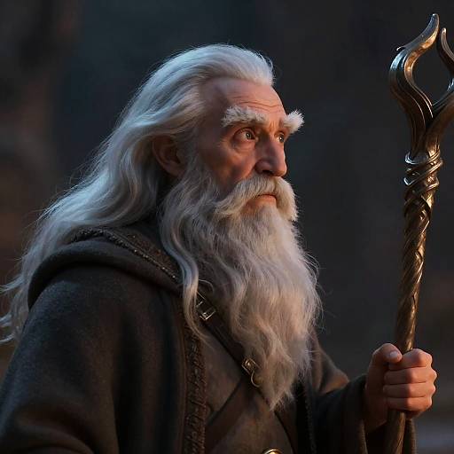 Fantasy Wise Old Man Animation