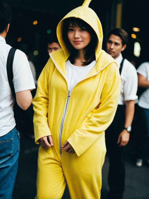 Whimsical Banana Costume Portrait Photography