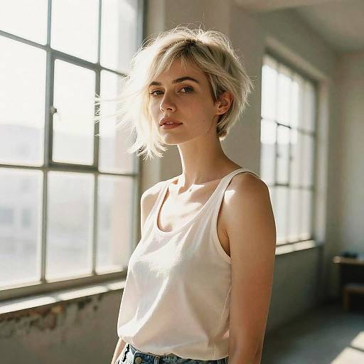 Bright Airy Editorial Portrait