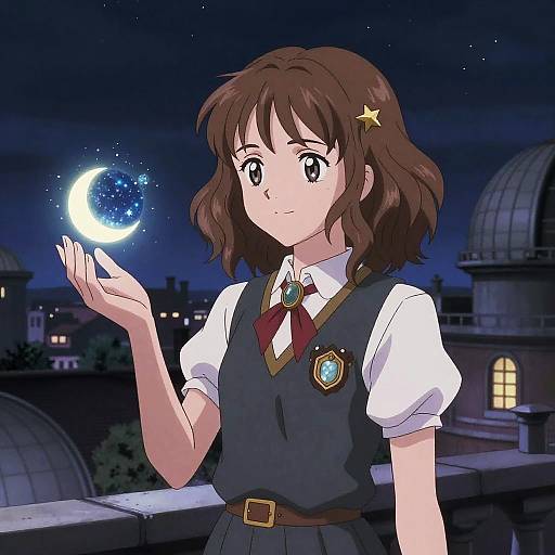 Anime Hermione with Celestial Magic