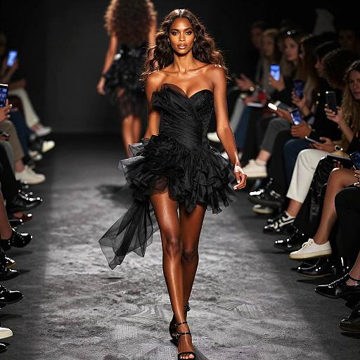 Naomi Campbell Haute Couture Catwalk