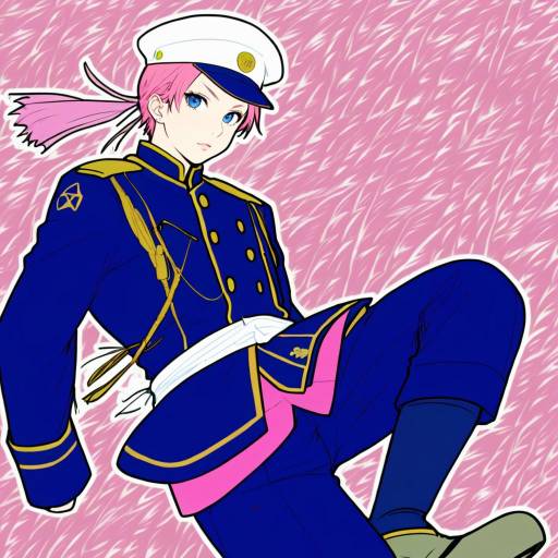 Illustration of Akita toushirou, touken ranbu in the style of Nekoume