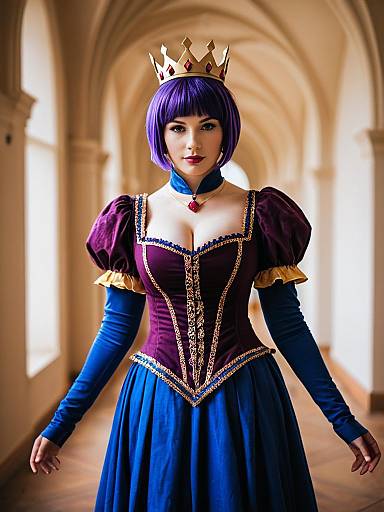 Lifestyle costume photo of Henrietta de tristain. Cosplay clothes