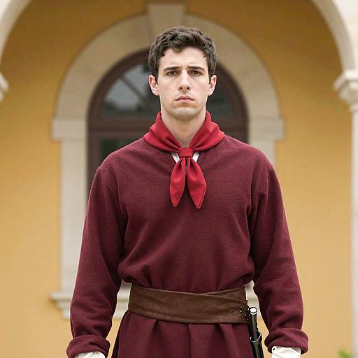 Photorealistic Young Man in Portuguese Costume