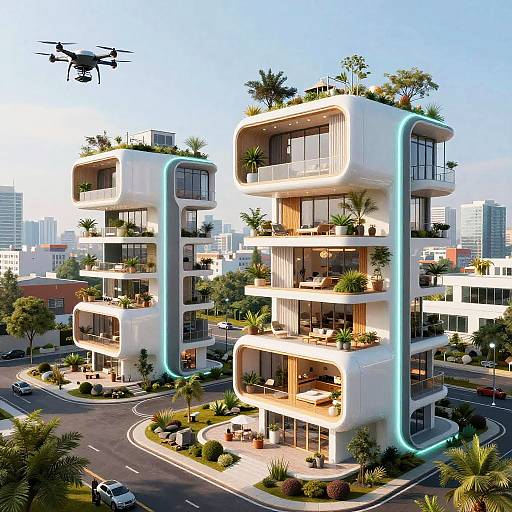 Futuristic Modular Smart Neighborhood