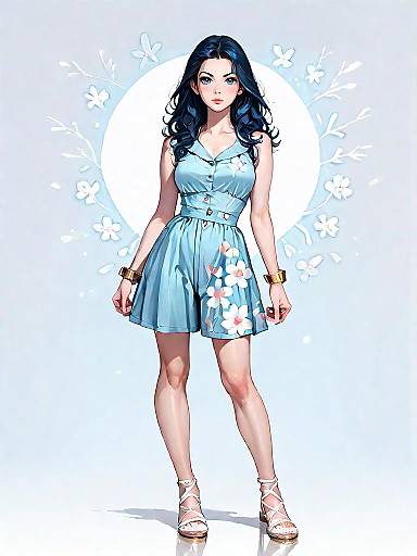 Stylish Summer Outfit for Young Woman