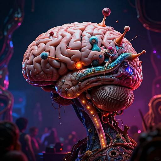 Hyper-Realistic Chaotic Brain Party