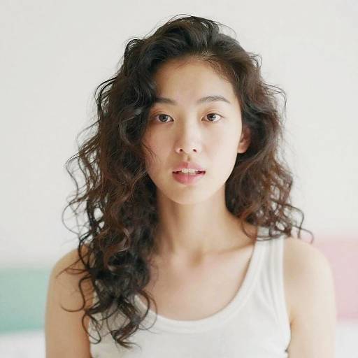 Dreamy Blurry Portrait of Woman