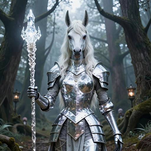 Horror-Themed Female Centaur in Tree Hamlet