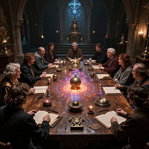 Arcane Council of Mages Scene