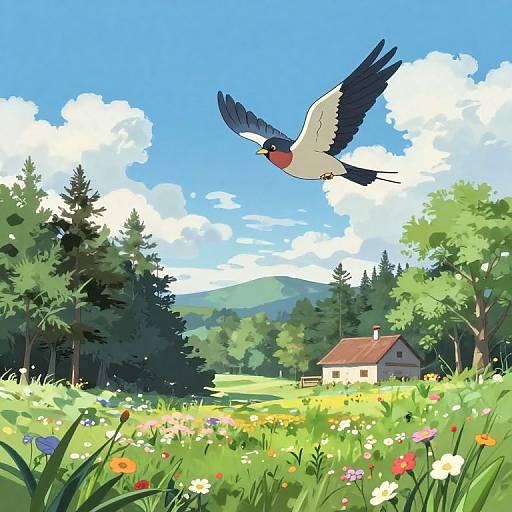 Suprematism Aerial Spring Countryside