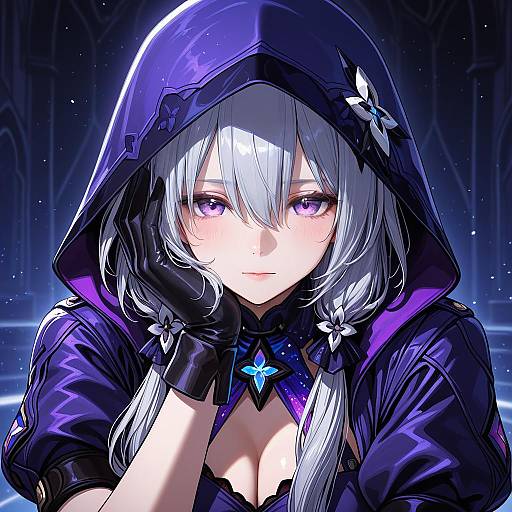 Illustration of Moze (honkai: star rail), honkai (series) in the style of Tamtamdi