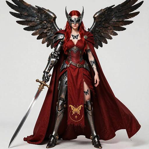 Photo-Realistic Malenia in Mecha Armor