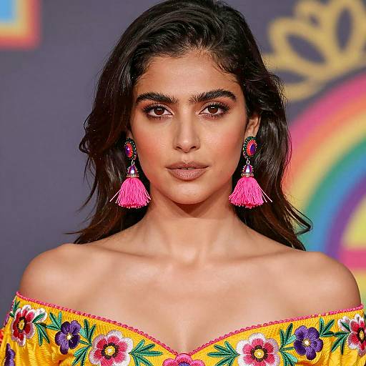 Vibrant Portrait of a Beautiful Woman