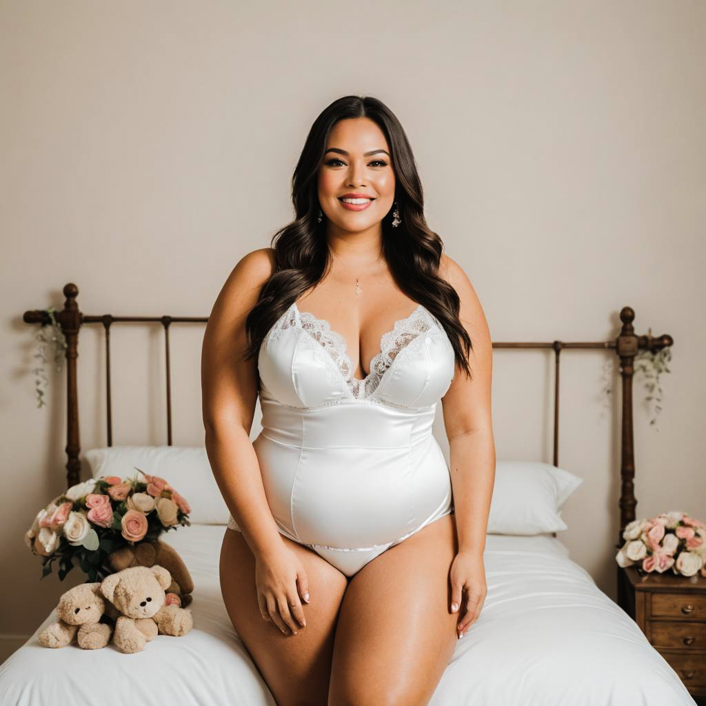 Happy Newlywed Lingerie Photo Shoot