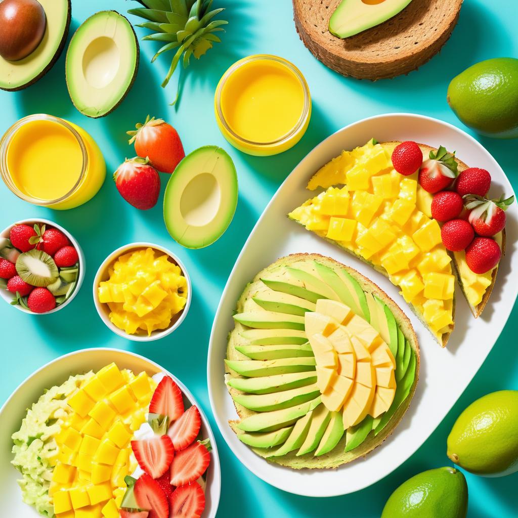 Vibrant Breakfast Spread Photography