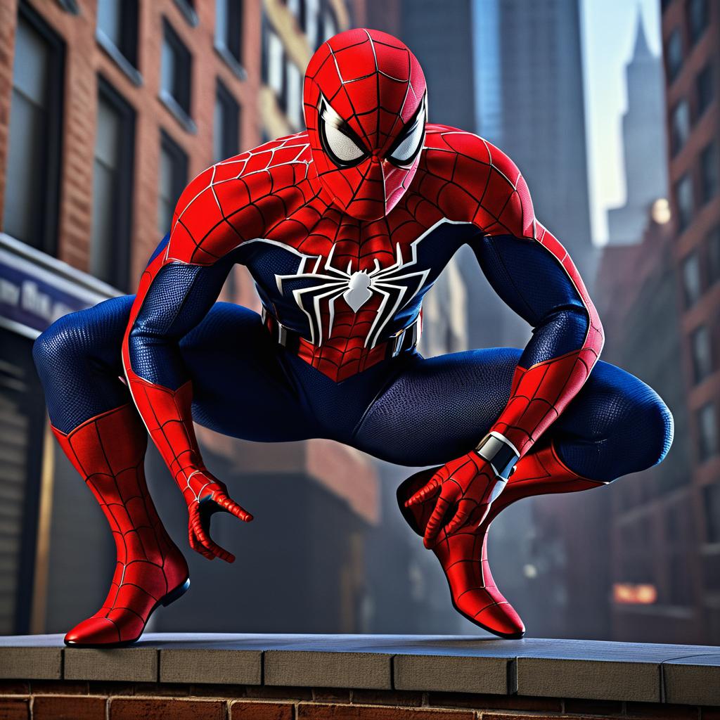 Photorealistic Spider-Man with Canon