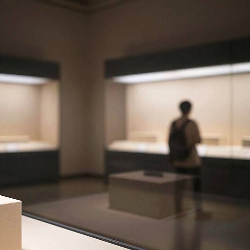 Clear Museum Exhibit Photo Editing