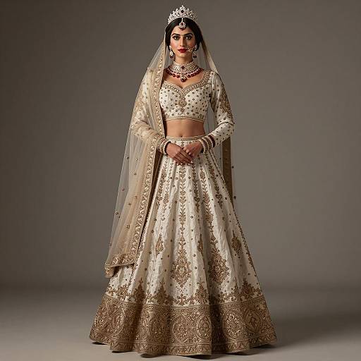 Traditional Indian Bride in Royal Attire
