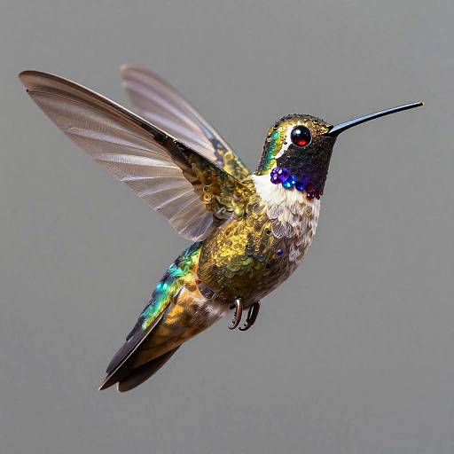 Ultra-Detailed Robot Hummingbird Messenger