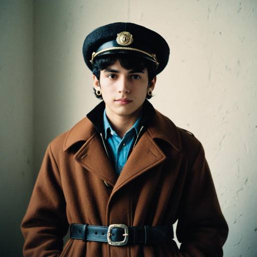 Realistic 80s Costume Male Portrait