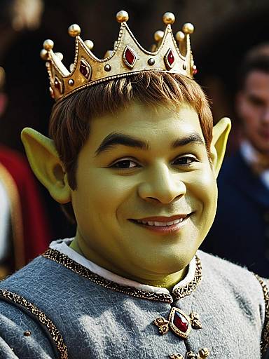 Realistic Prince Charming Shrek Portrait