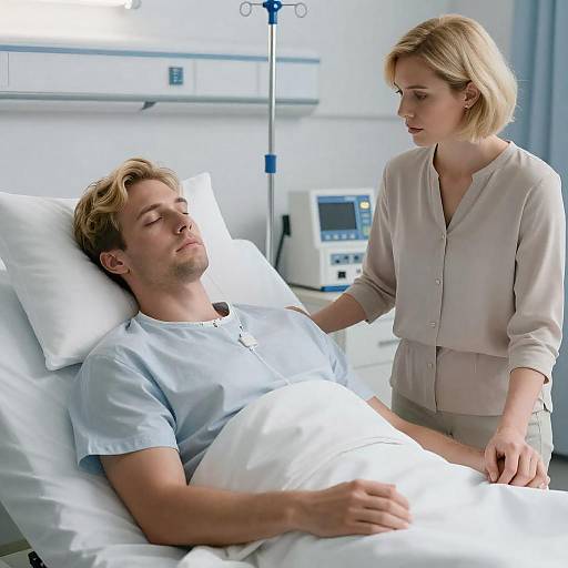 Emotional Hospital Room Encounter